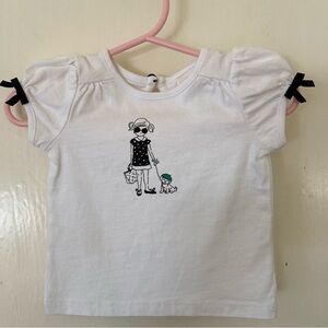 Girl’s t-shirt with front decoration